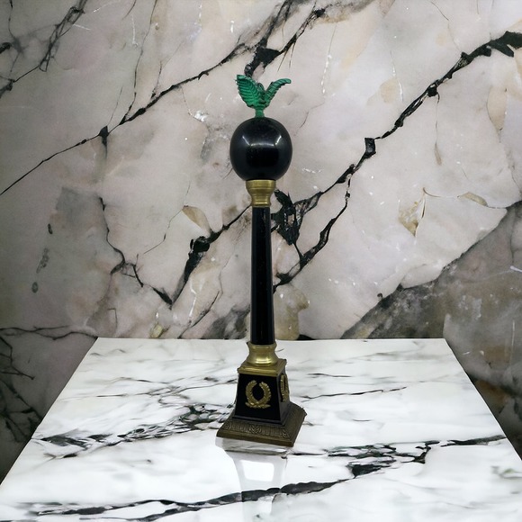 Gran Tour Style Metal Tall French Empire Neo-Classical Obelisk Statuette